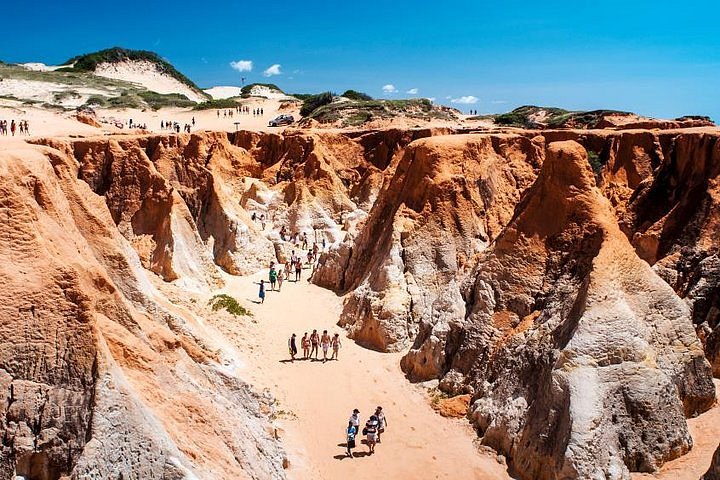 Morro Branco – labirinto de arenito